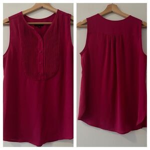 NWOT J.Crew pink sleveless blouse Size XS